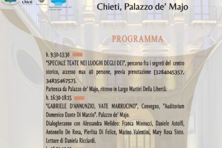 PREMIO NAZIONALE TEATE ANTIQUUM sul Mito Classico, II^ Edizione, Chieti, Palazzo de’ Majo, 19 settembre 2026.